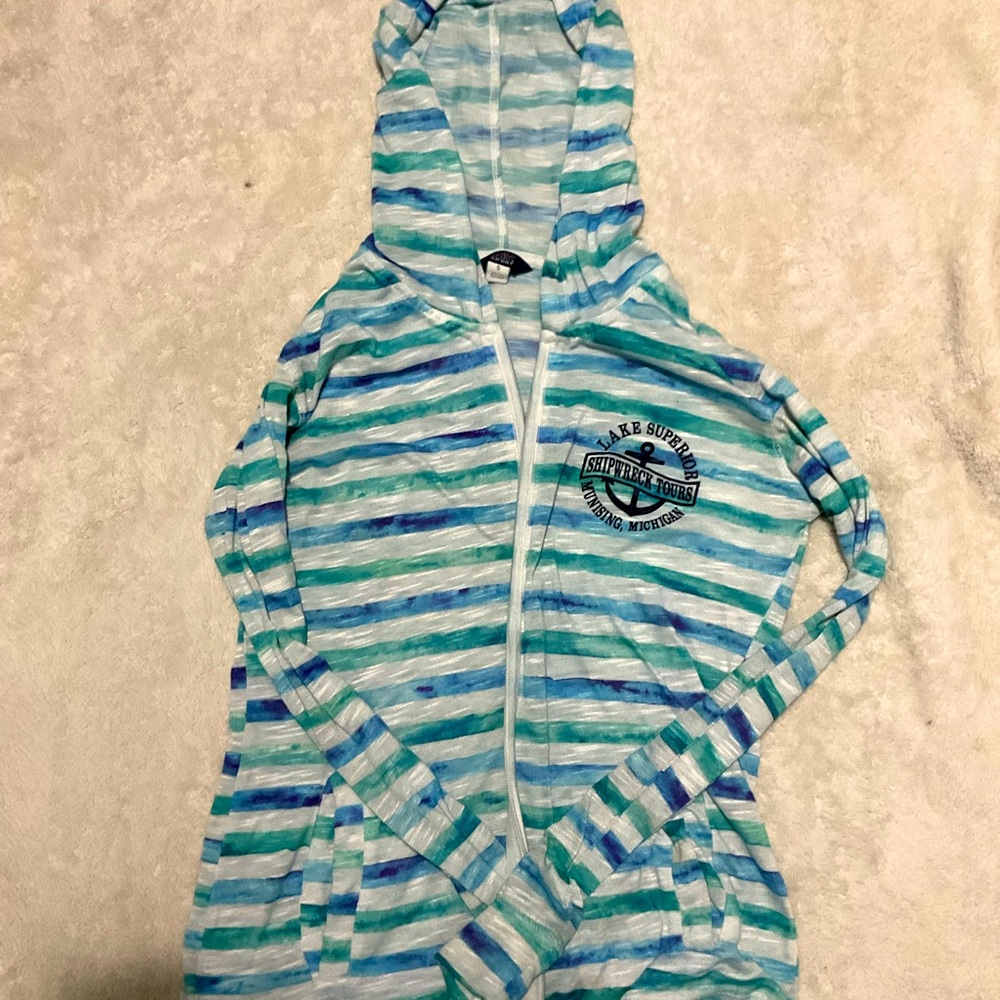 Lake Superior Vacation light striped-jacket